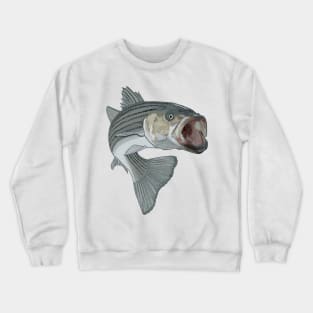 striped bass fishing Crewneck Sweatshirt